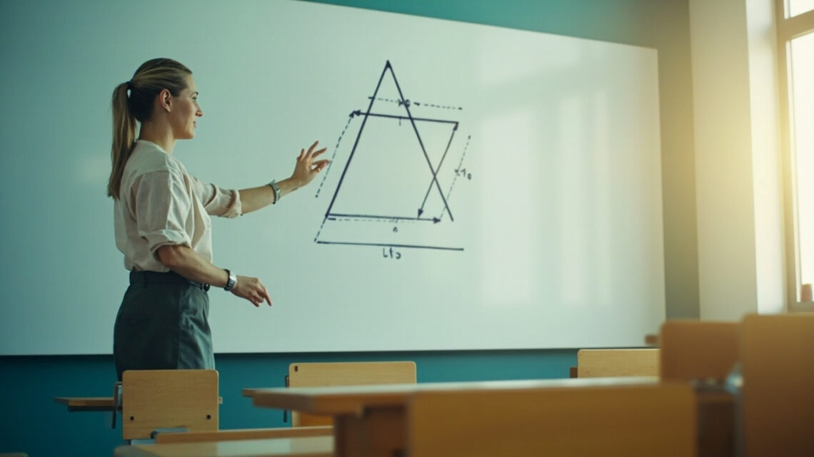 Triangle cercle et droite thales